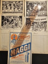 Lot de documents sur la compagnie MAGGI - illustration MOLOCK