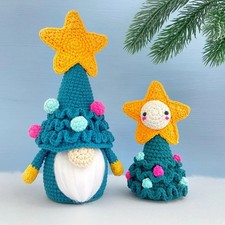 Gnomo di Natale all'uncinetto