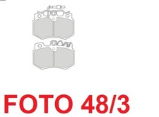 SERIE PASTIGLIE FRENO ANTERIORE PEUGEOT 205-305-309-CITROEN VISA 1.6GTI VALEO