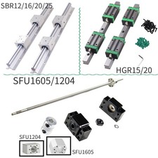 SFU1605 SFU1204 SBR12 SBR20 SBR16 Guida lineare Vite a Ricircolo di Sfere CNC