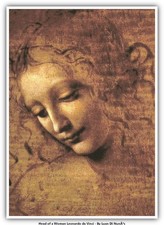 Testa di donna Leonardo da