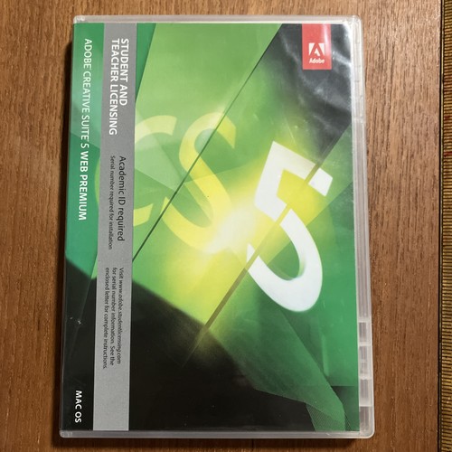 Adobe creative suite web - 5, mac