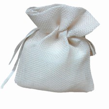 sacchettini 10 pz bomboniera battesimo comunione cresima matrimonio segnaposto 