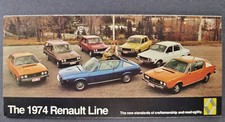 1974 Renault Brochure 12 Sedan