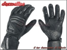 Guanto Moto in Pelle, Nero