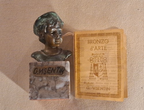 Scultura bronzo del maestro - bronzo,