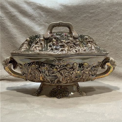Raro cherubino maiolica grande - cherubino,