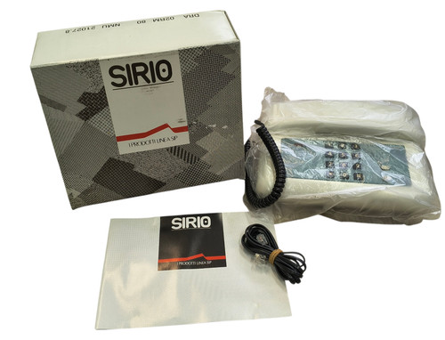 Telefono fisso vintage sirio - vintage,