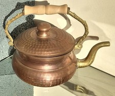 Teiera d'epoca in rame da