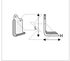 20 x ZAPPETTE ZAPPE SQUADRO