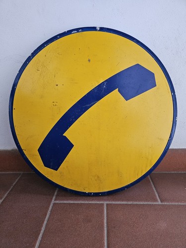 Insegna telefono originale - telefono,