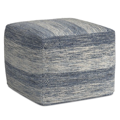Clay inch boho square pouf - 18,