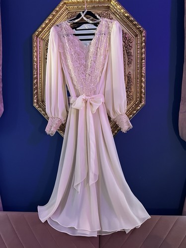 Abito vintage panna pizzo