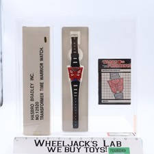 Orologio Time Warrior AFA GRADED 70 G1 Transformers Mail Away 1984 Hasbro