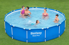 PISCINA TONDA BESTWAY NUOVA DIAMETRO 4.27 MT ALTEZZA 84 CM .