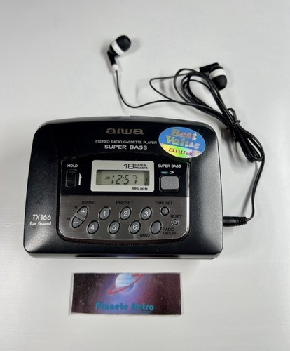 Walkman aiwa tx366 cassette - aiwa,