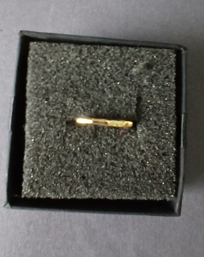 Anello argento colore oro - in,