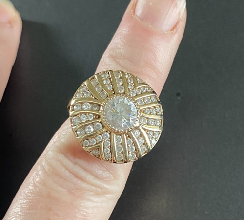 Anello diamonique argento - anello,