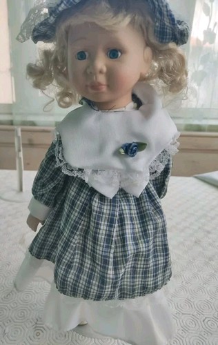 Porcelain doll 40cm - porcelain,