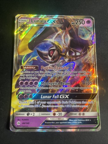 Lunala 149 base set - gx,