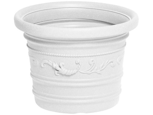 Vaso tondo festonato - vaso, in