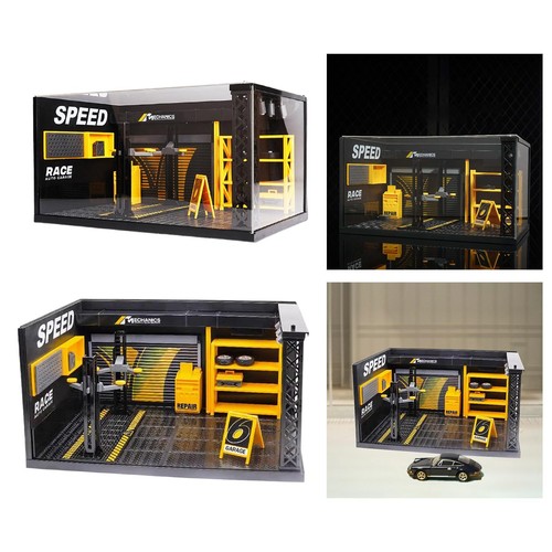 Diorama car garage - 1/24,