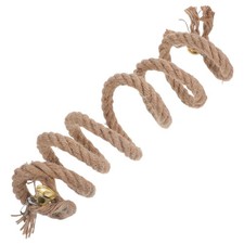  Forniture giocattolo in corda di cotone a spirale per pappagallo Corda da