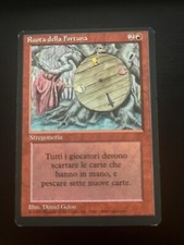 MTG WHEEL OF FORTUNE EXC RUOTA DELLA FORTUNA FBB 1 EDIZIONE  BLACK BORDER MAGIC