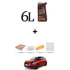 HOFFCAR Kit tagliando 4 FILTRI