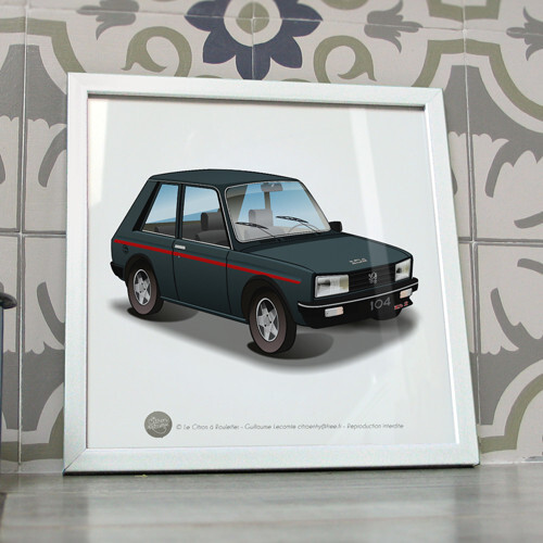 Poster peugeot 104 zs2 - poster,