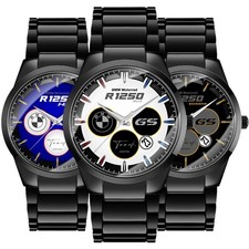 Orologio da Polso Nero Lucido Trophy Triple Black Sportivo R1250 GS BMW Motorrad
