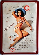 Targa sexy pin up bikini anni