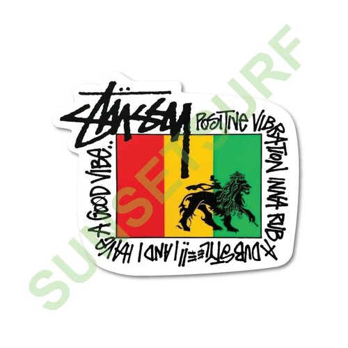 Adesivo stussy vibrazioni - adesivo,