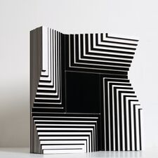 GIO SCHIANO SCULPTURE - zaha hadid sottsass  kinetic Escher vasarely optical art