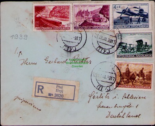 B23974 lettera jugoslavia - lettera, 370