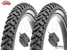 N°2 Copertoni Tassellati + N°2 Camere D'aria Bici 16 x 1.75  NERO KENDA