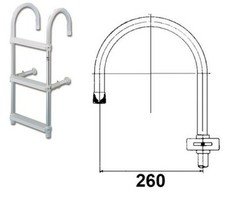 SCALA ALLUMINIO CURVA 26 CM 4