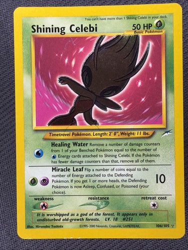 Pokémon tcg shining celebi - pokémon,