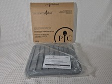 Pampered Chef Deluxe Friggitrice ad Aria Frutta Vassoi in Pelle 100349 Set di 3 Nuovi con Scatola