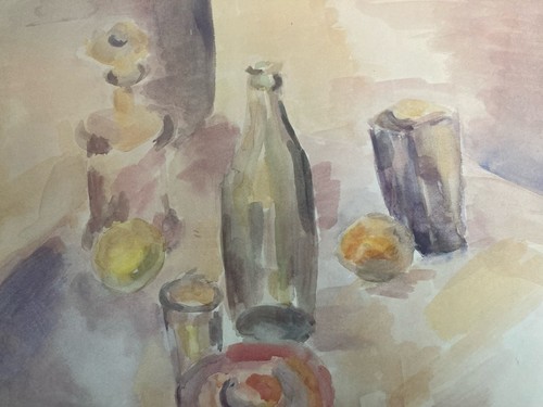 Bella pittura 1970 gouache - bella,