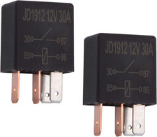 2 Pezzi Relè 4 Pin 12V 30A