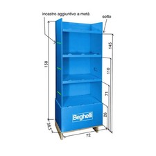 38525   Q.TA' 1 BEGHELLI ESPOSITORE PAVIM LAMPADINE LED VUOTO