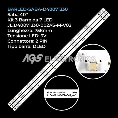 Kit barre strip led tv - strip,