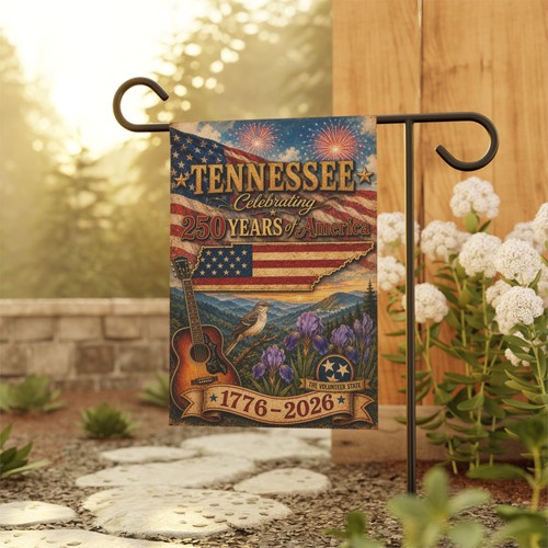 Bandiera giardino tennessee - da,