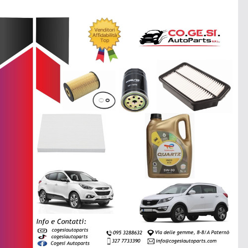 Kit tagliando filtri litri - 4,