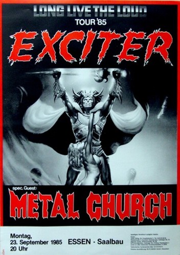 Exciter 1985 metal church - exciter,