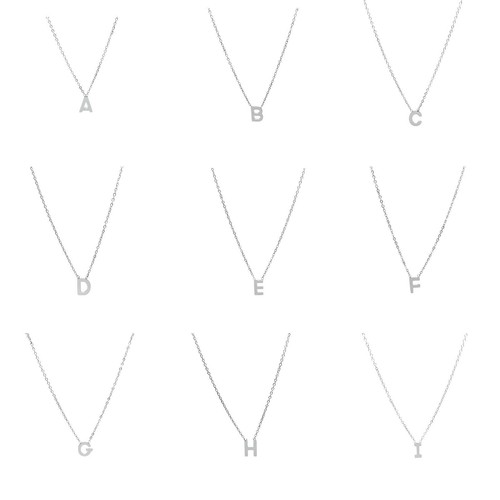 Collana con iniziale - del, nome