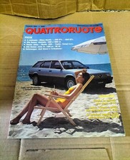 Rivista D'Epoca Quattroruote Mese Di Agosto Del 1984
