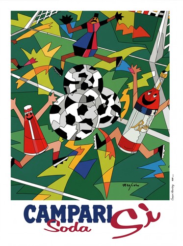 Poster vintage campari soda - campari,