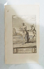 stampa incisione d'epoca da